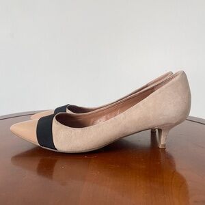 Vince Camuto Elegant Tan and Black Women's Pumps